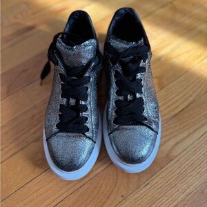 Alexander McQueen Black Leather Sneakers